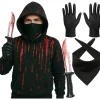 3 ACCESSOIRES DÉGUISEMENT MEURTRIER ANONYME