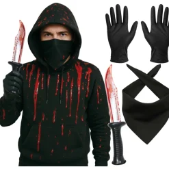3 ACCESSOIRES DÉGUISEMENT MEURTRIER ANONYME
