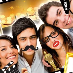 12 ACCESSOIRES PHOTOBOOTH CINÉMA