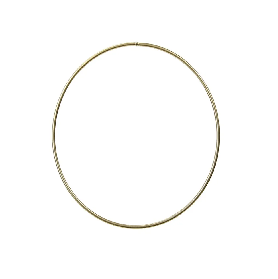 ANNEAU CERCLE MÉTAL À PERSONNALISER 40CM OR