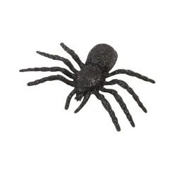 ARAIGNÉE DÉCO 8X12X2CM NOIR PAILLETÉ