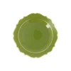 6 ASSIETTES RÉUTILISABLES ACCOLADES 19.5CM OLIVE