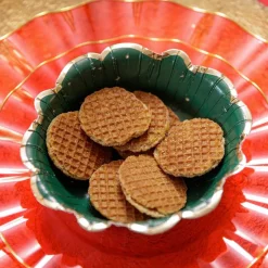 6 ASSIETTES RÉUTILISABLES BORD OR 26CM ROUGE