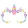 AUTOCOLLANTS VISAGE GLITTER LICORNE ENFANT