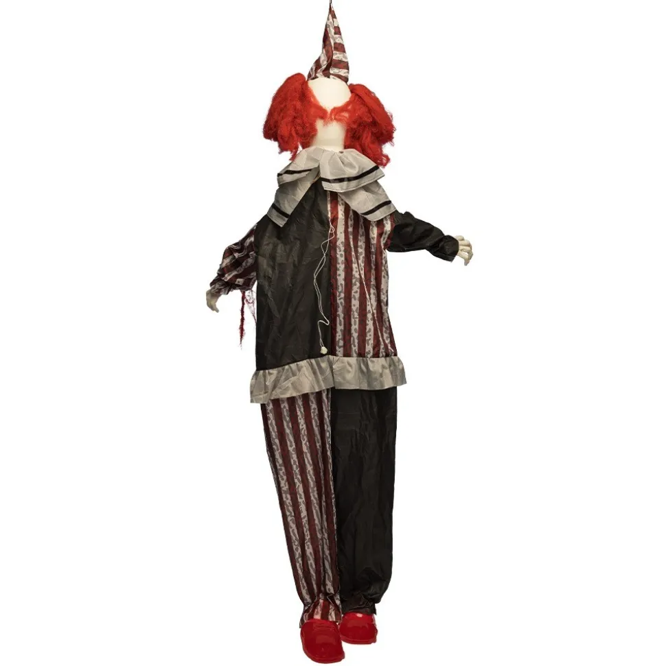 AUTOMATE CLOWN FOU PENDU ANIMÉ SON LUMIÈRE 1.75M