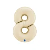 BALLON ALUMINIUM CHIFFRE 8 102CM BEIGE