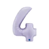 BALLON ALUMINIUM CHIFFRE 4 102CM LILAS