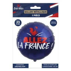 BALLON ALUMINIUM COCORICO FRANCE SUPPORTER 35CM