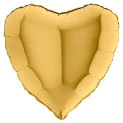 BALLON ALUMINIUM CUR 46CM OR
