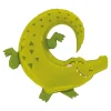 BALLON ALUMINIUM FIGURINE ALLIGATOR 87X74CM VERT