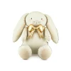 BALLON ALUMINIUM FORME LAPIN DOUDOU 74X84CM CRÈME