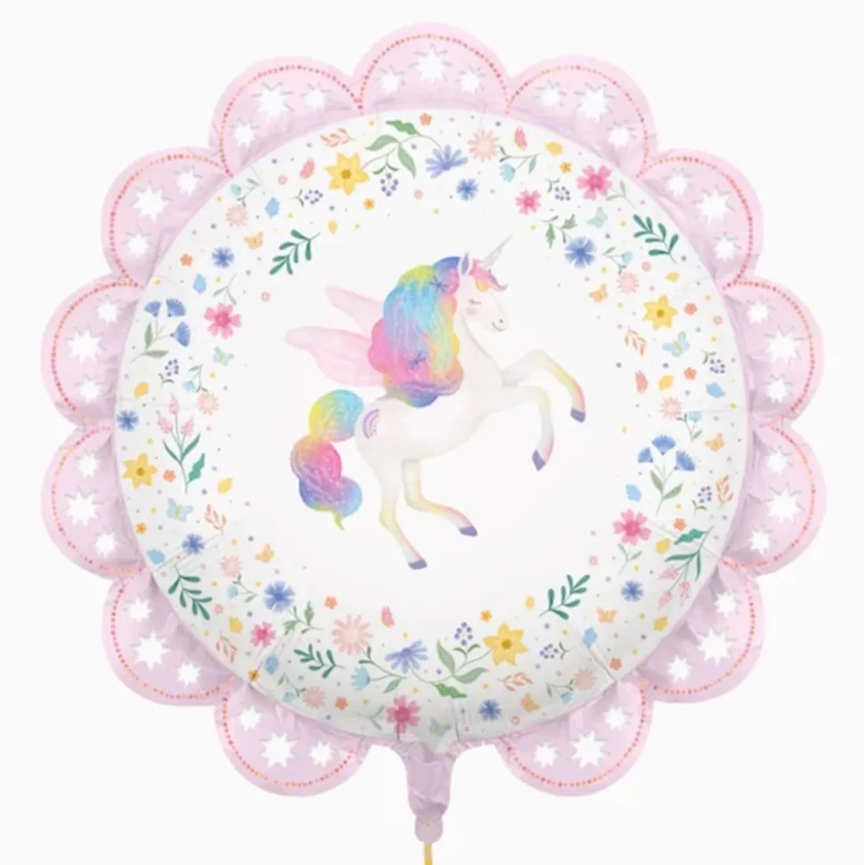 BALLON ALUMINIUM NATURE LICORNE MAGIQUE 78CM