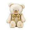 BALLON ALUMINIUM OURSON NUD 75X84CM CRÈME