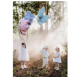 BALLON ALUMINIUM PAPILLON FAIRY 69CM MENTHE