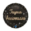 BALLON ALUMINIUM ROND ANNIVERSAIRE CÉLÉBRER 46CM