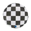 BALLON ALUMINIUM ROND DAMIER 46CM