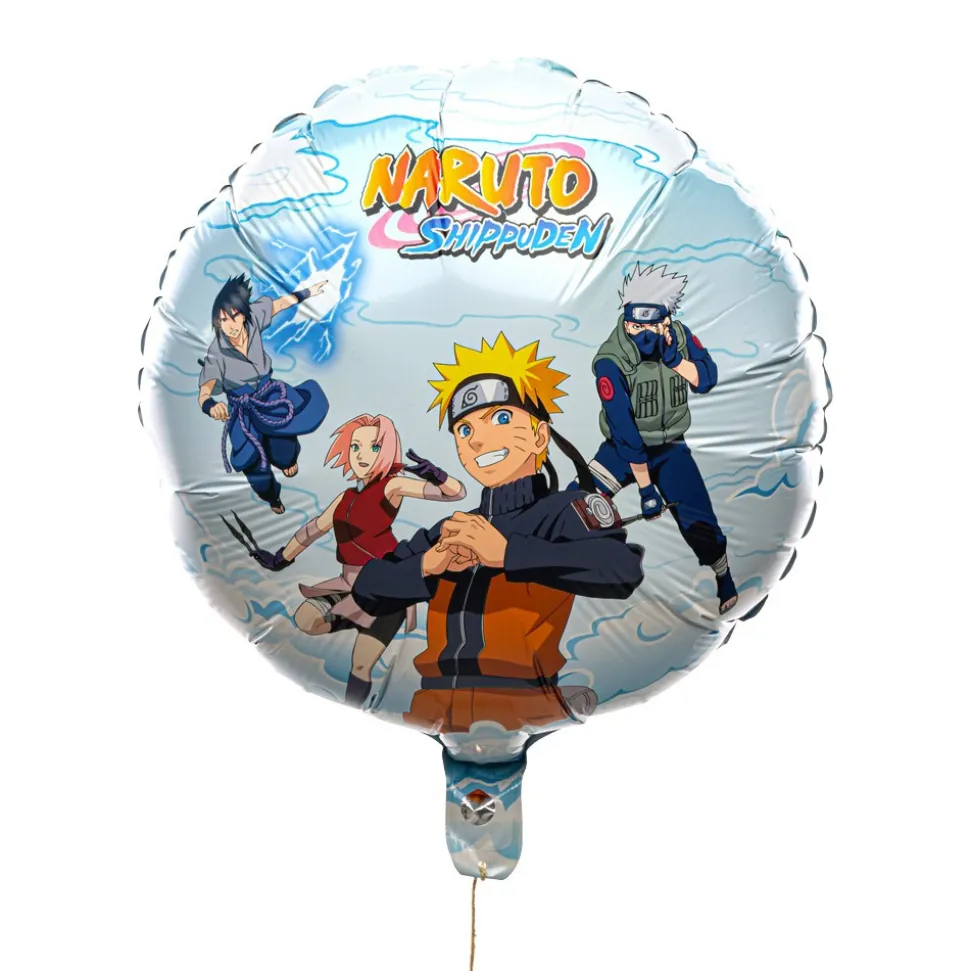 BALLON ALUMINIUM ROND NARUTO SHIPPUDEN 43CM
