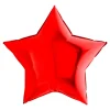 BALLON ALUMINIUM ÉTOILE 91CM ROUGE