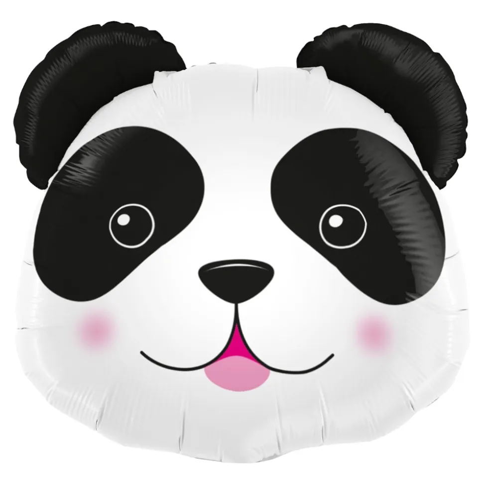 BALLON ALUMINIUM TÊTE DE PANDA 74CM