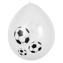 6 BALLONS LATEX BALLON FOOTBALL VINTAGE
