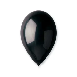 50 BALLONS LATEX NOIRS ÉBÈNE BIODÉGRADABLE 30