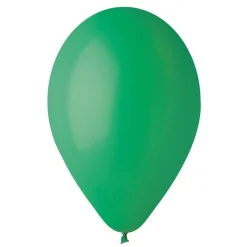 50 BALLONS LATEX VERTS BIODÉGRADABLE 30CM