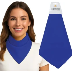 BANDANA FOULARD 54CM BLEU