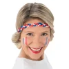 BANDEAU NATTE PERLES SUPPORTER FRANCE 56CM