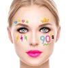 BIJOUX DE PEAU ADHÉSIF VISAGE ANNÉES 90 ADULTE