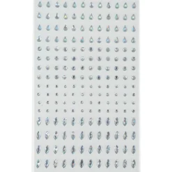 BIJOUX DE PEAU ADHÉSIF VISAGE STRASS CRISTAL FEMME