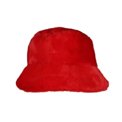 BOB IMITATION FOURRURE ASTRAKAN ROUGE FEMME