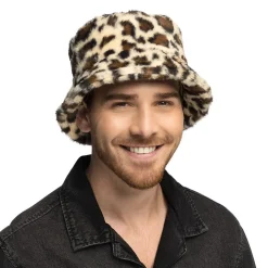 BOB IMITATION FOURRURE PEAU LÉOPARD ANIMAL ADULTE