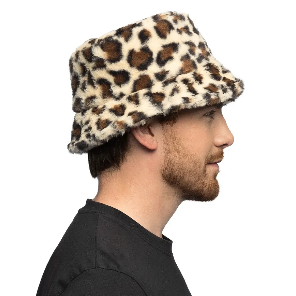BOB IMITATION FOURRURE PEAU LÉOPARD ANIMAL ADULTE