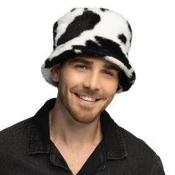 BOB IMITATION FOURRURE PEAU VACHE ANIMAL ADULTE