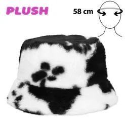BOB IMITATION FOURRURE PEAU VACHE ANIMAL ADULTE