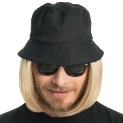 BOB NOIR PERRUQUE BLOND LORENZO RAP ADULTE