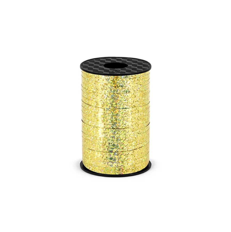 BOLDUC RUBAN CADEAU PAILLETÉ 5MMX225M OR