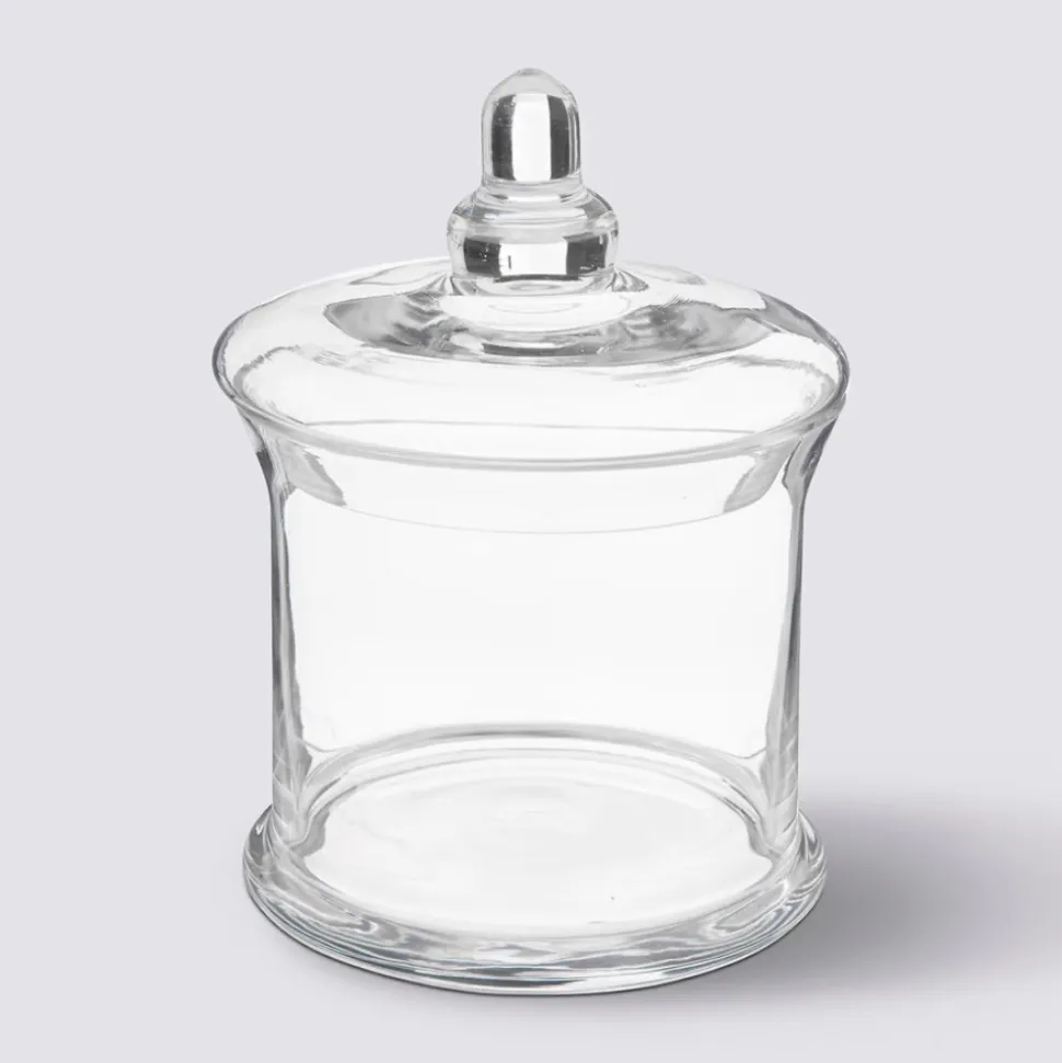 BONBONNIÈRE VERRE AVEC COUVERCLE 14X18CM