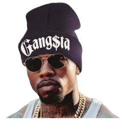 BONNET NOIR GANGSTA ADULTE