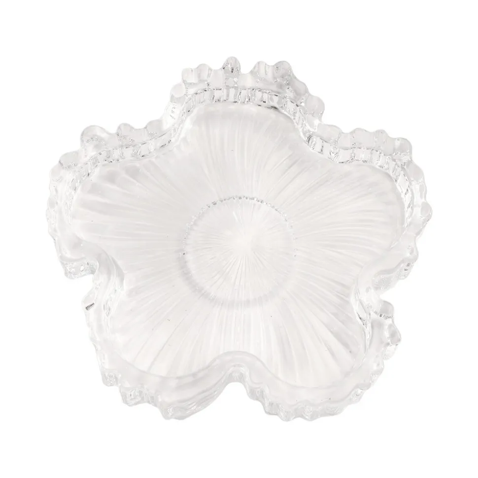 BOUGEOIR VERRE 11.5CM TRANSPARENT