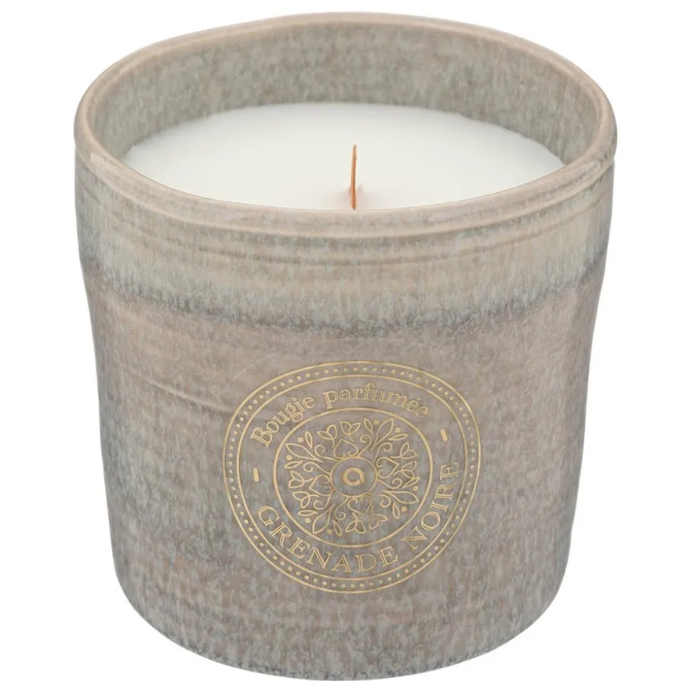 BOUGIE PARFUMÉE CÉRAMIQUE GRENADE NOIRE 350G 55H