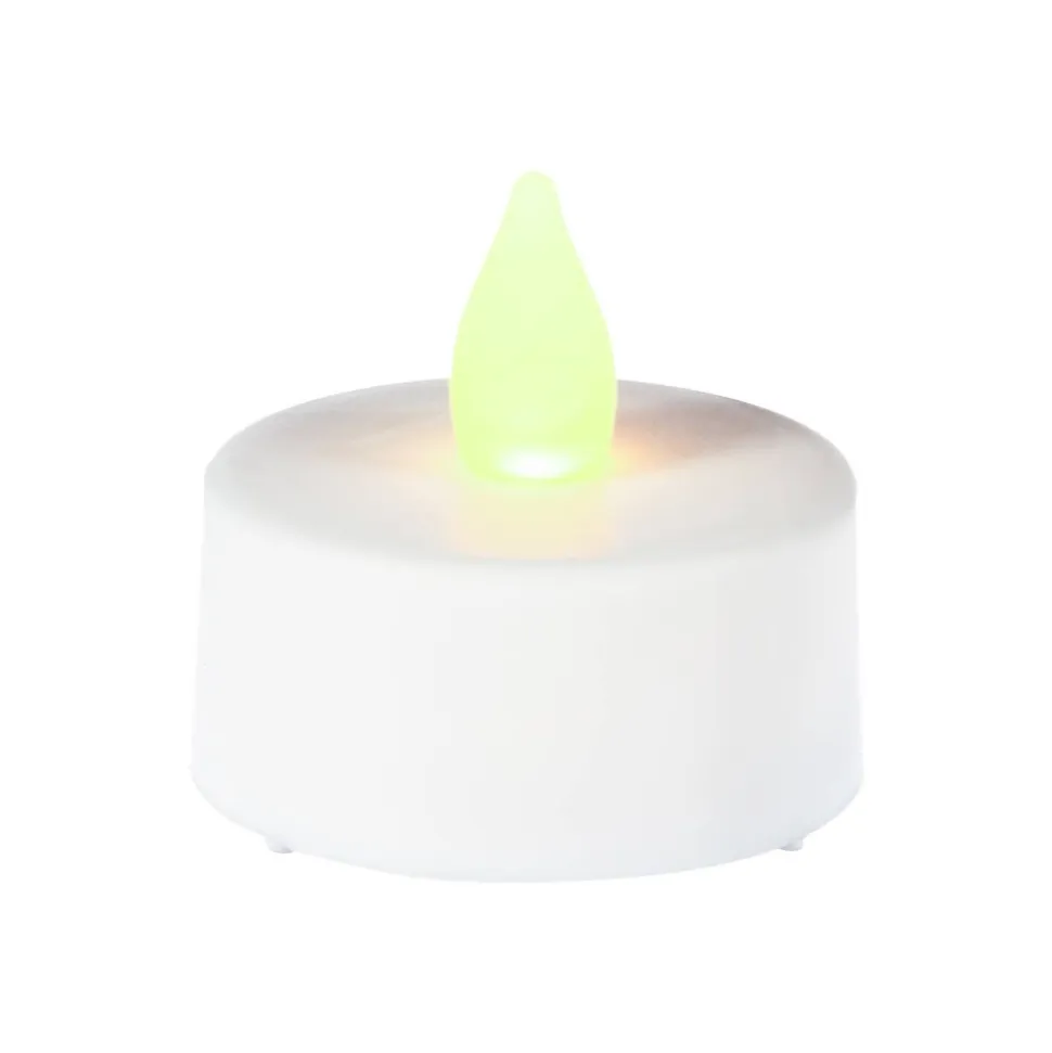 16 BOUGIES LUMINEUSE LED CHAUFFE-PLAT 4X3.7CM