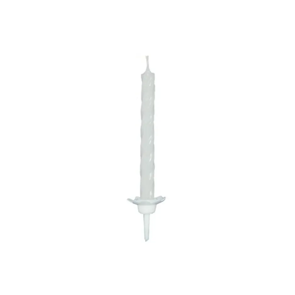 10 BOUGIES PHOSPHORESCENTES 6CM