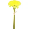 BOUQUET 6 TIGES ?'ILLET ARTIFICIEL 32CM JAUNE