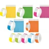 50 BRACELETS IDENTIFICATION INDÉCHIRABLES 5 COULEURS