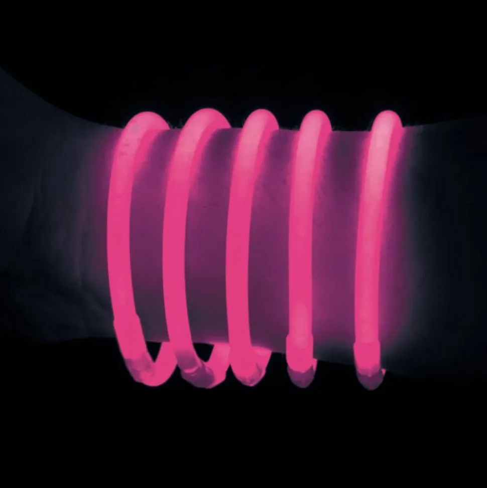 100 BRACELETS LUMINEUX ROSE
