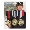 BROCHE MILITAIRE 3 MÉDAILLES D'HONNEUR
