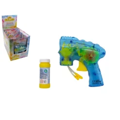 BULLE DE SAVON 15CM PISTOLET LUMINEUX