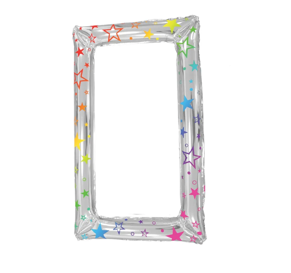 CADRE GONFLABLE PHOTOBOOTH 70X110CM RAINBOW