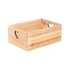 CAGETTE BOIS POIGNÉE C?'UR 30X20X12.5CM NATURE